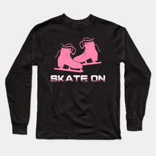 Ice Skating Girl Long Sleeve T-Shirt